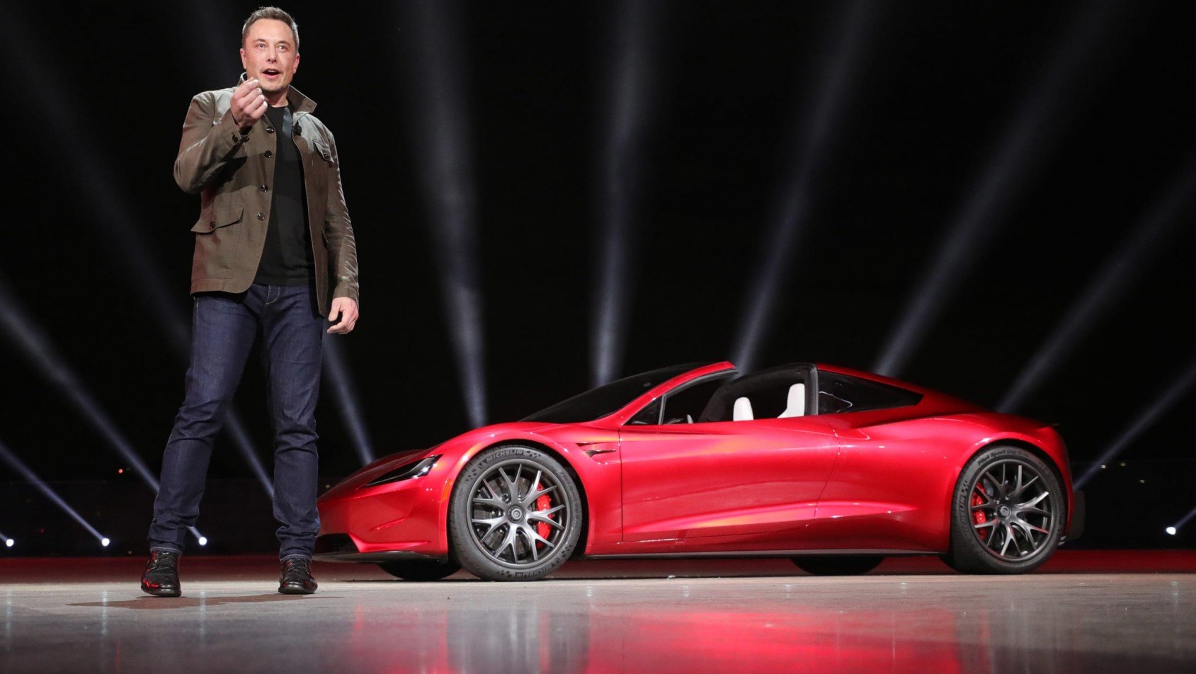 Tesla Roadster Tesla Roadster koncept prezentacja