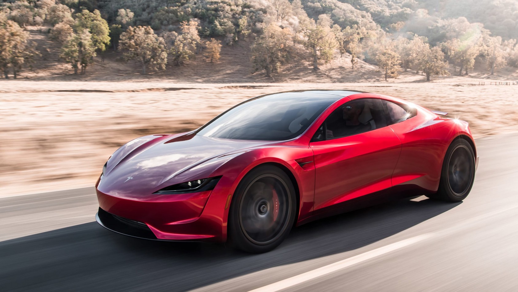 Tesla Roadster Tesla Roadster koncept sylwetka