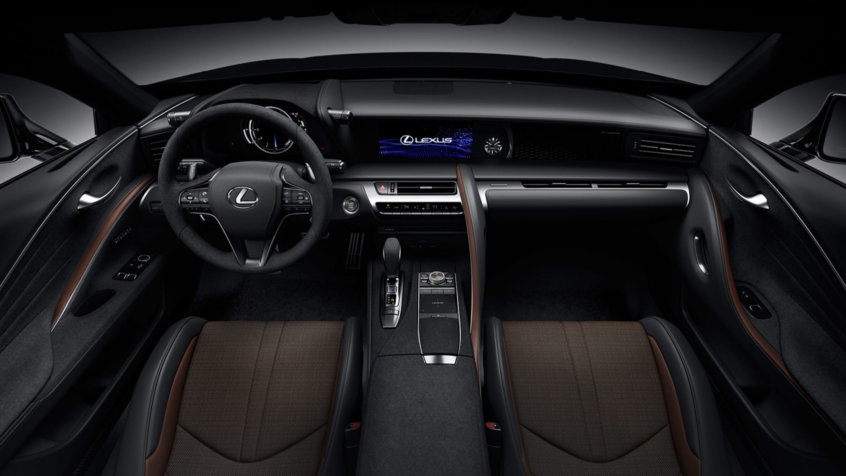 Lexus LC500 Black inspiration wnętrze