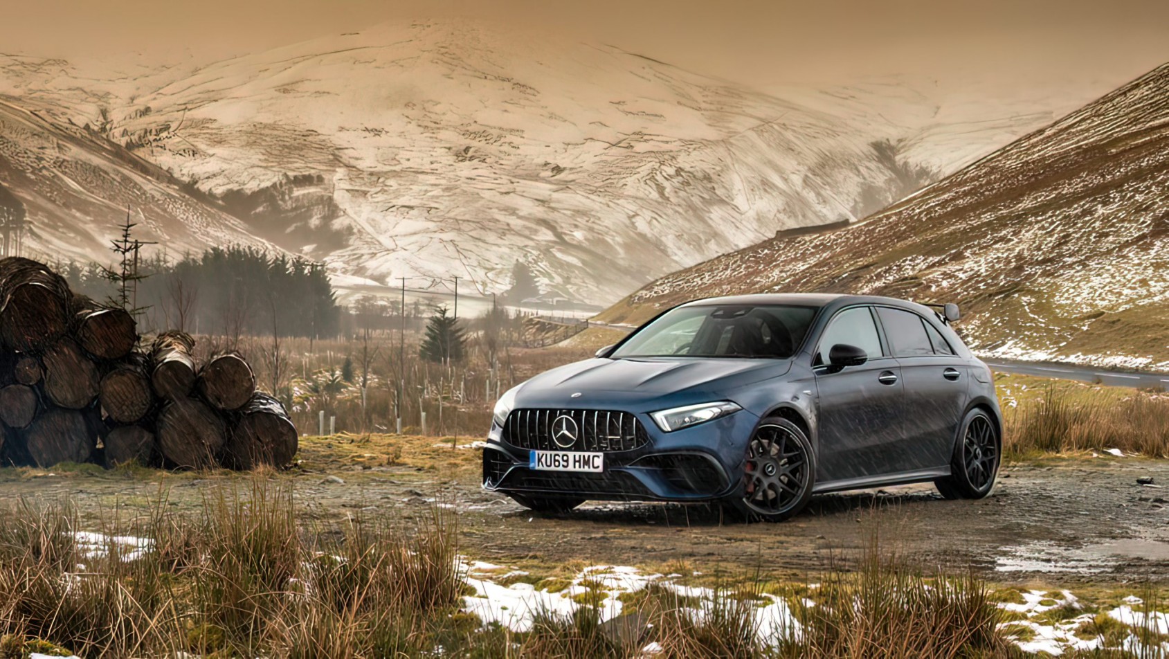 MercedesAMG A45 S z widokiem