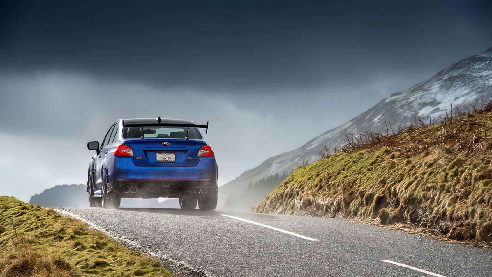 Subaru WRX STi z tyłu