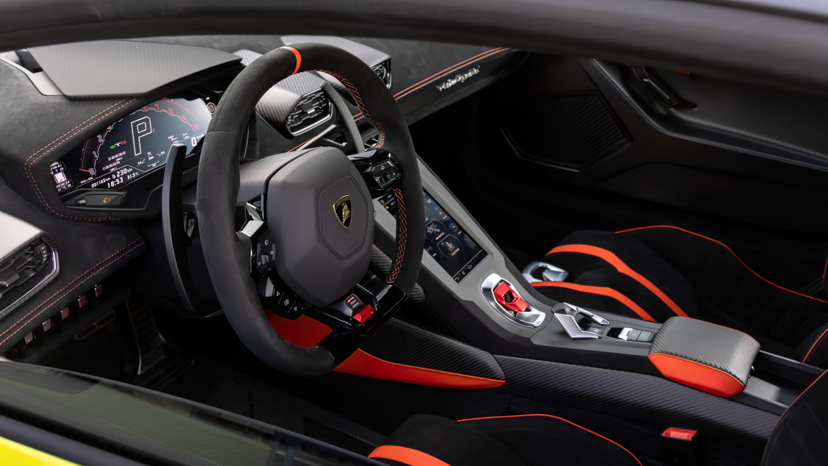 Lamborghini Huracán STO - kierownica