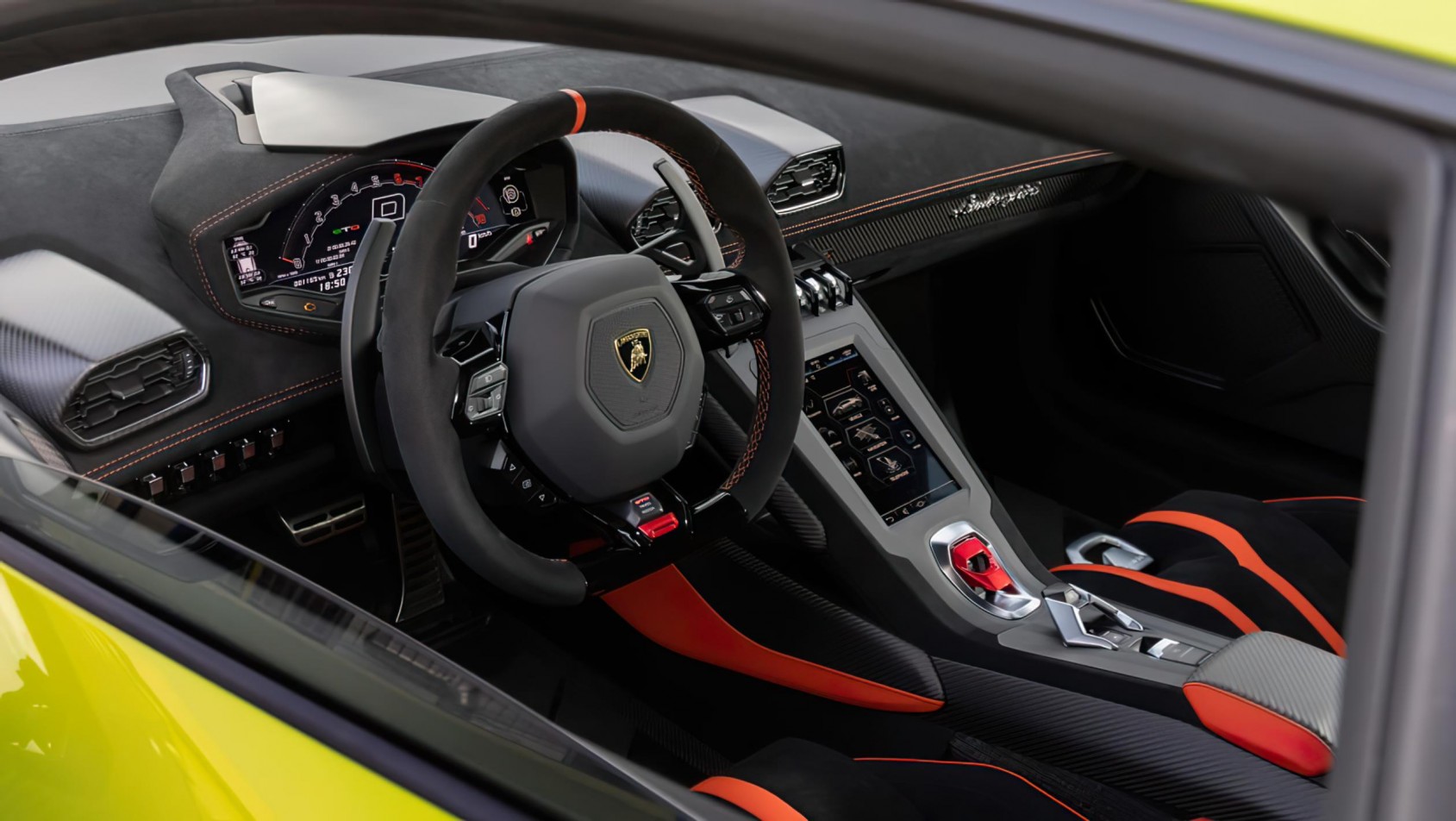 Lamborghini Huracán STO - wnętrze