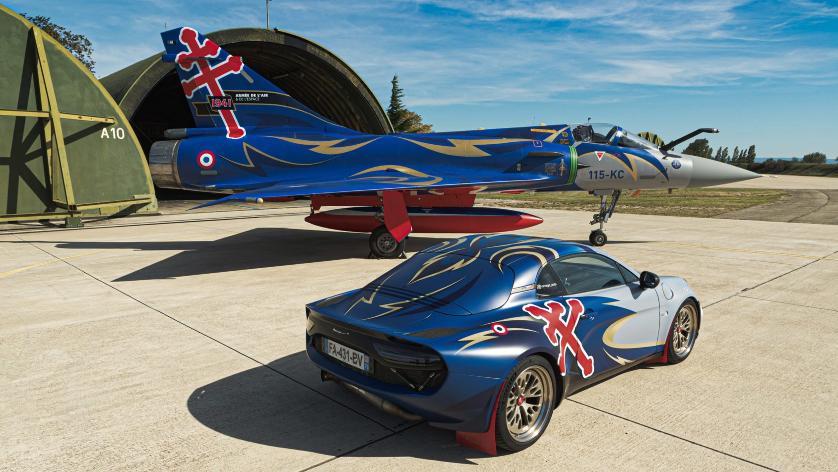 Alpine Ravage na lotnisku