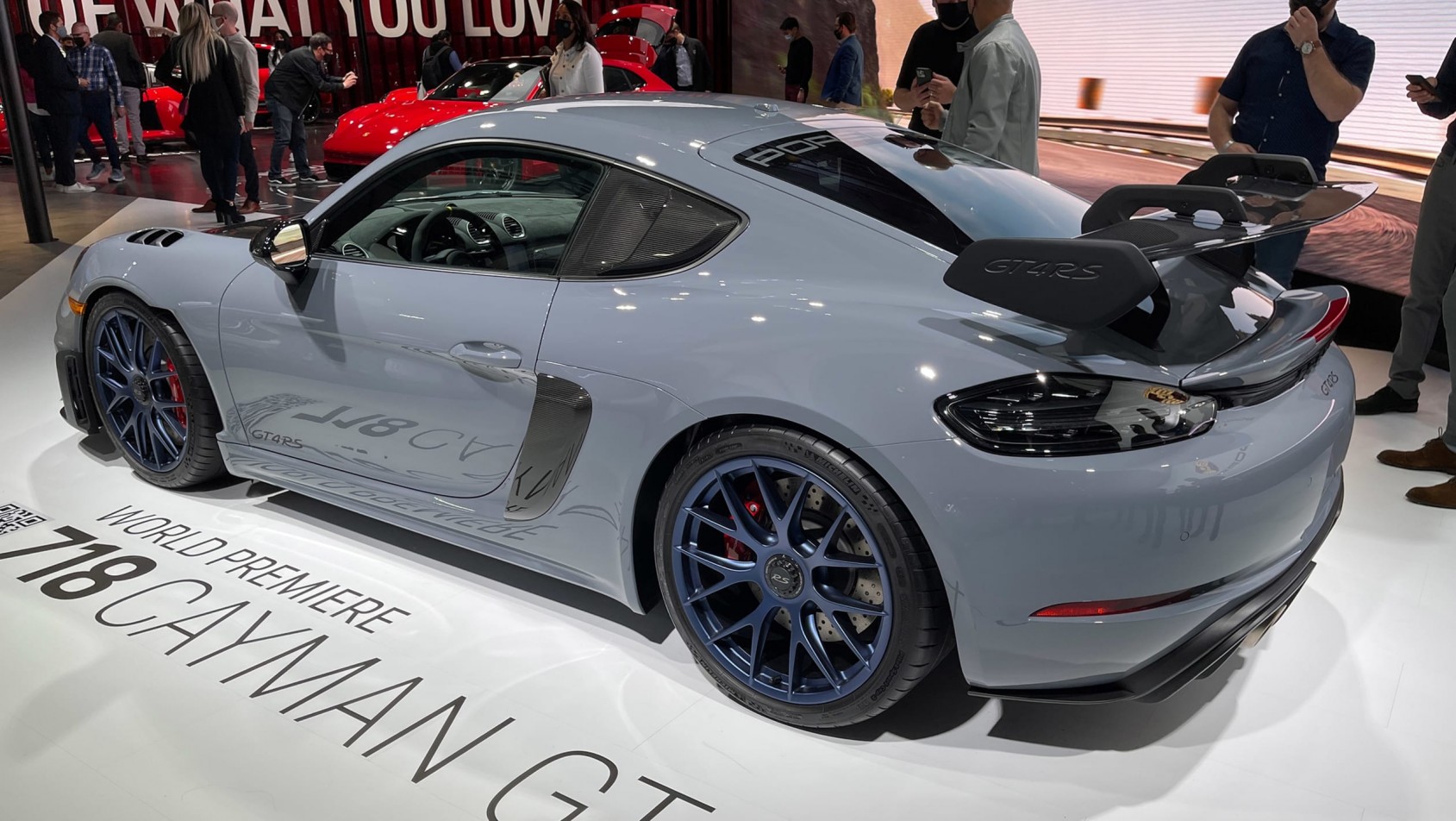 porsche-718-cayman-gt4-rs zdjęcia z premiery