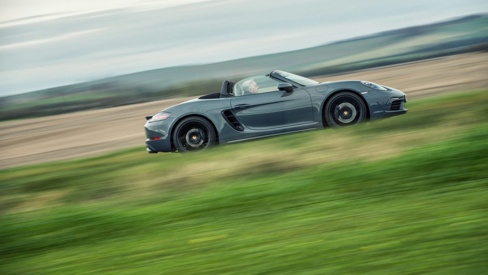 Porsche 718 Boxster w ruchu