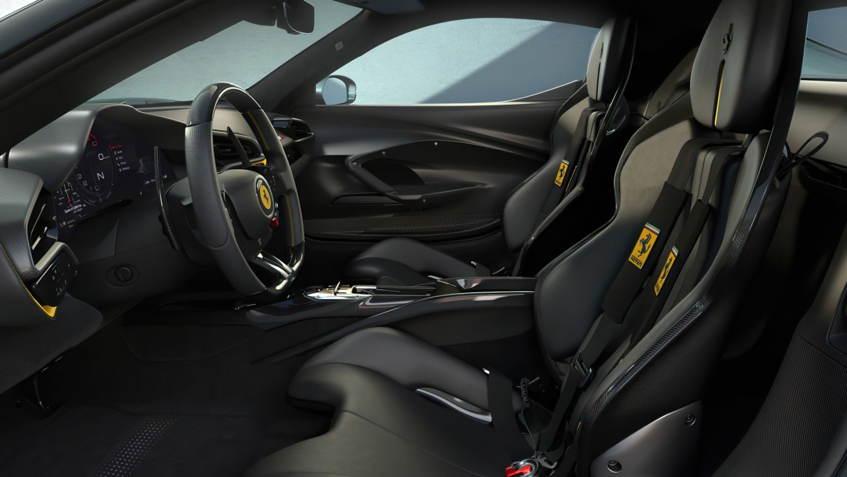 Wnętrze Ferrari 296 GTB