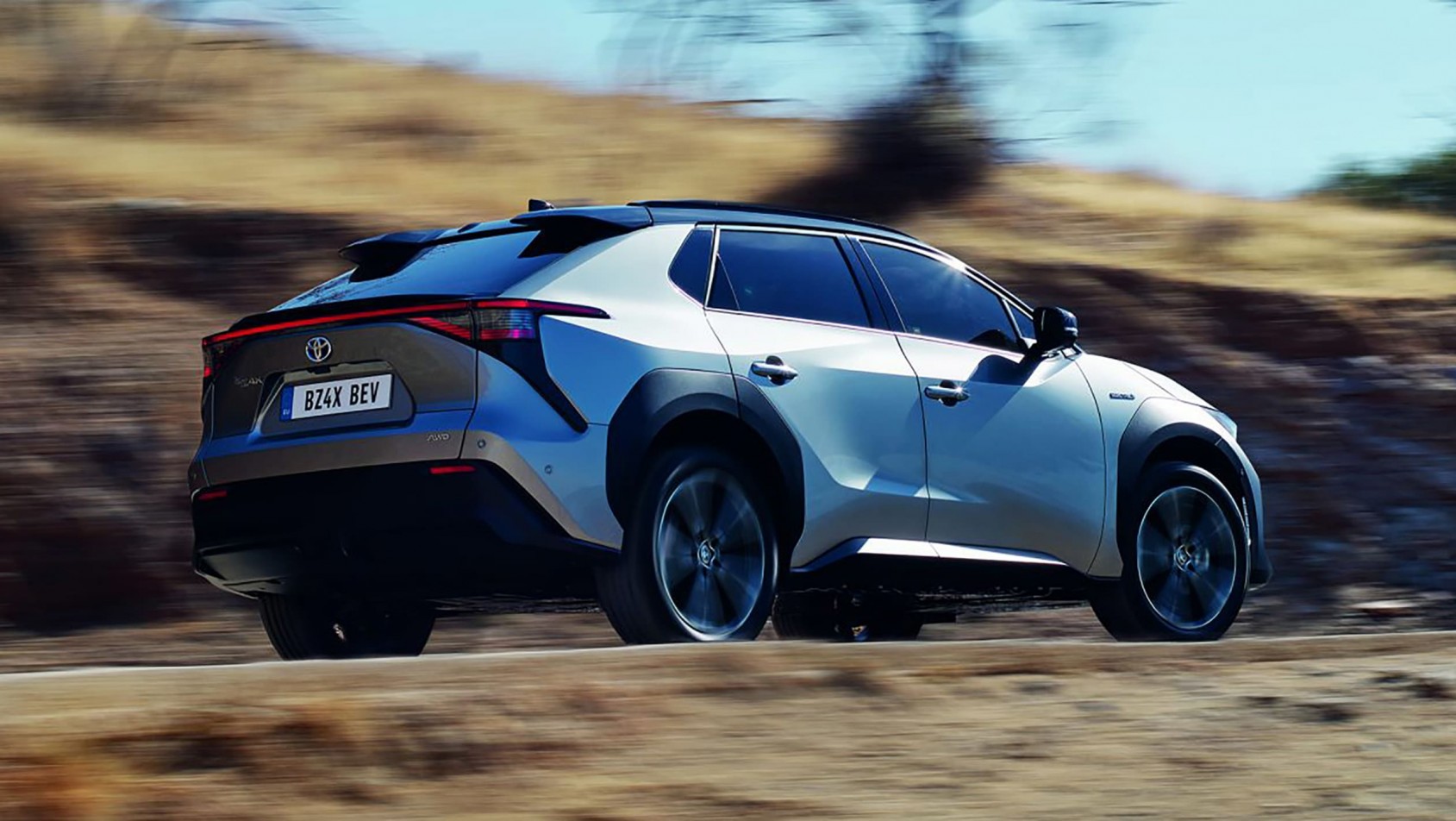 Toyota bZ4x w ruchu