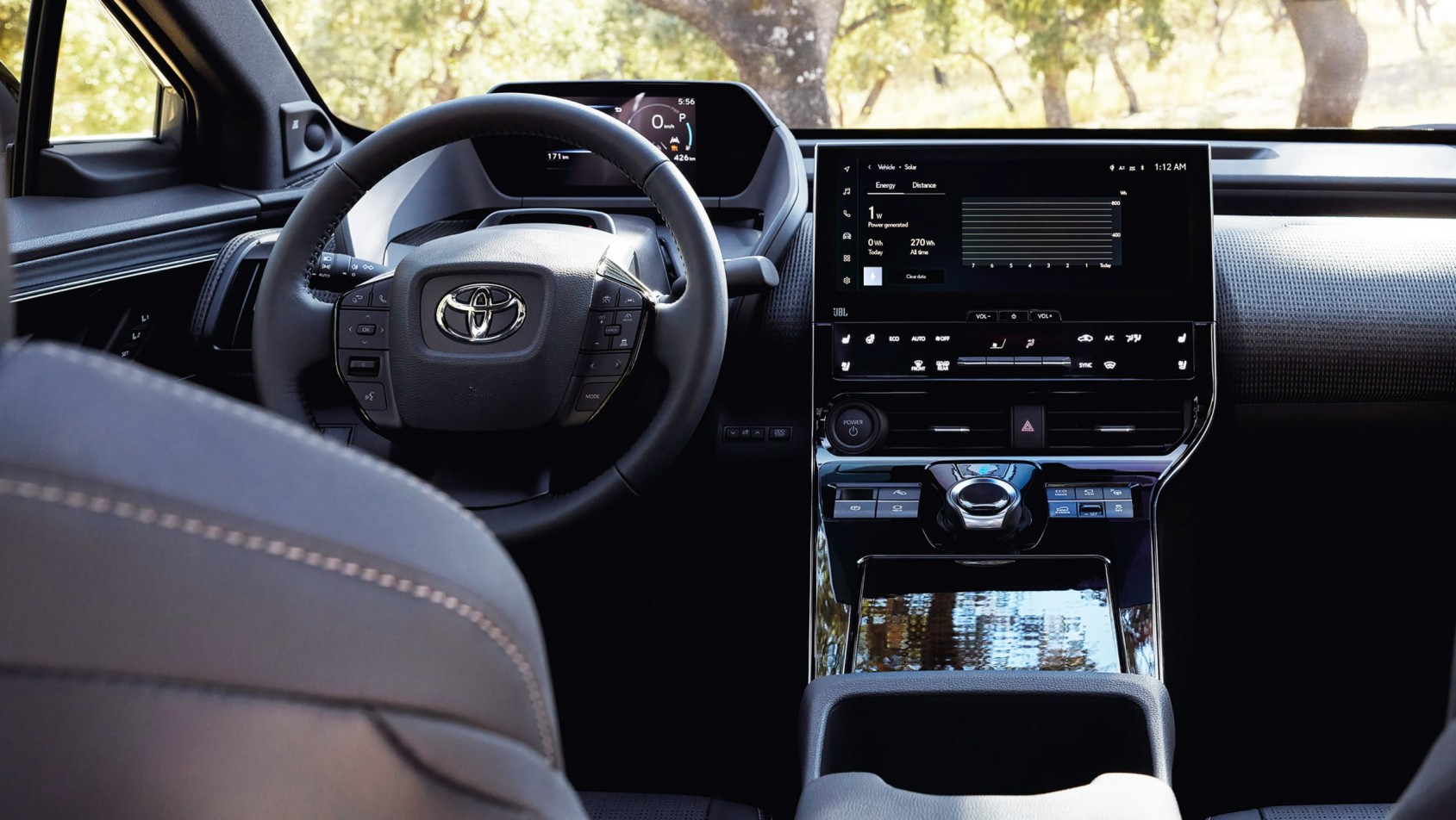 Toyota - bZ4x wnętrze auta