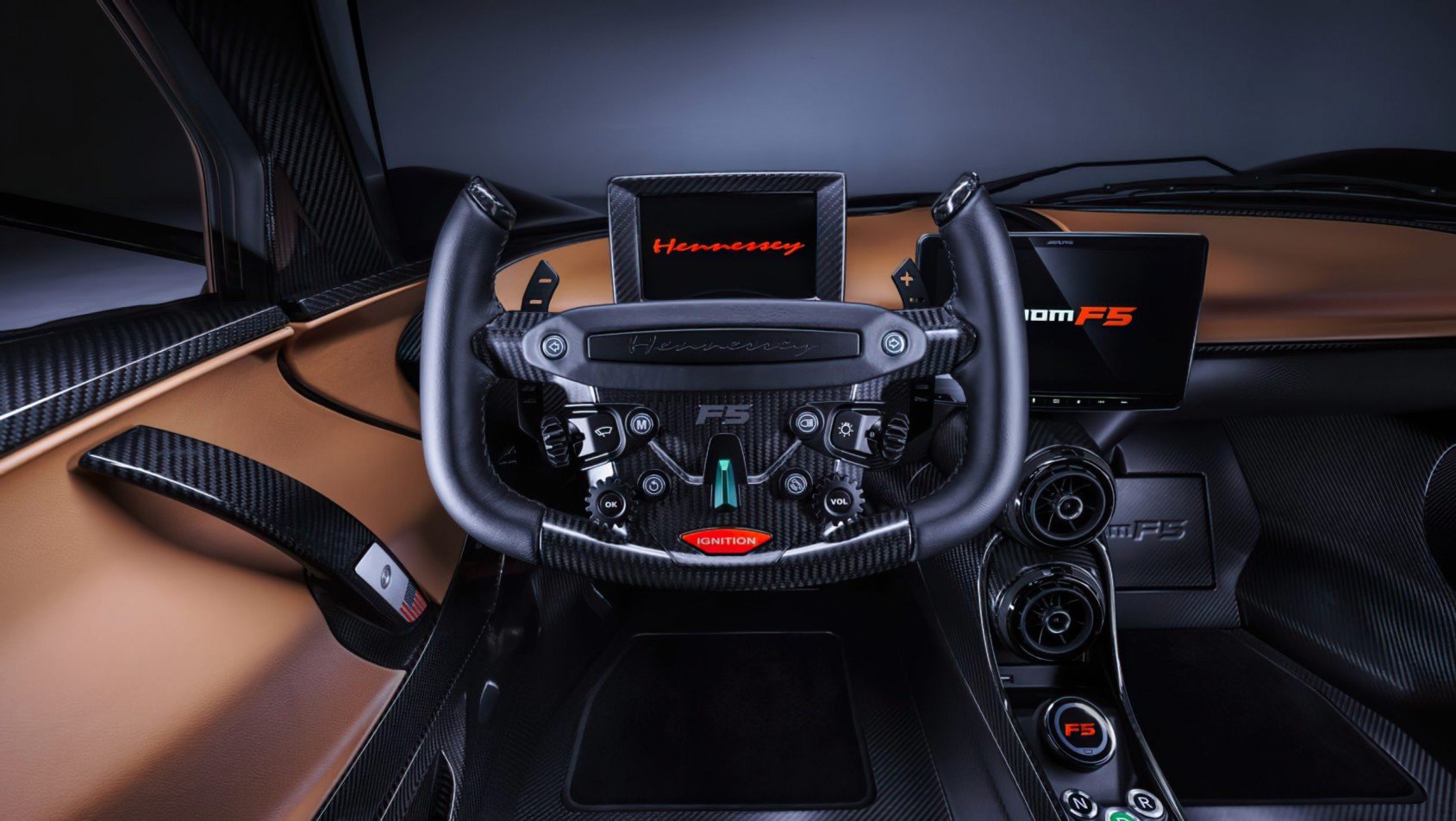 Hennessey Venom F5 Hennessey Venom F5 kokpit