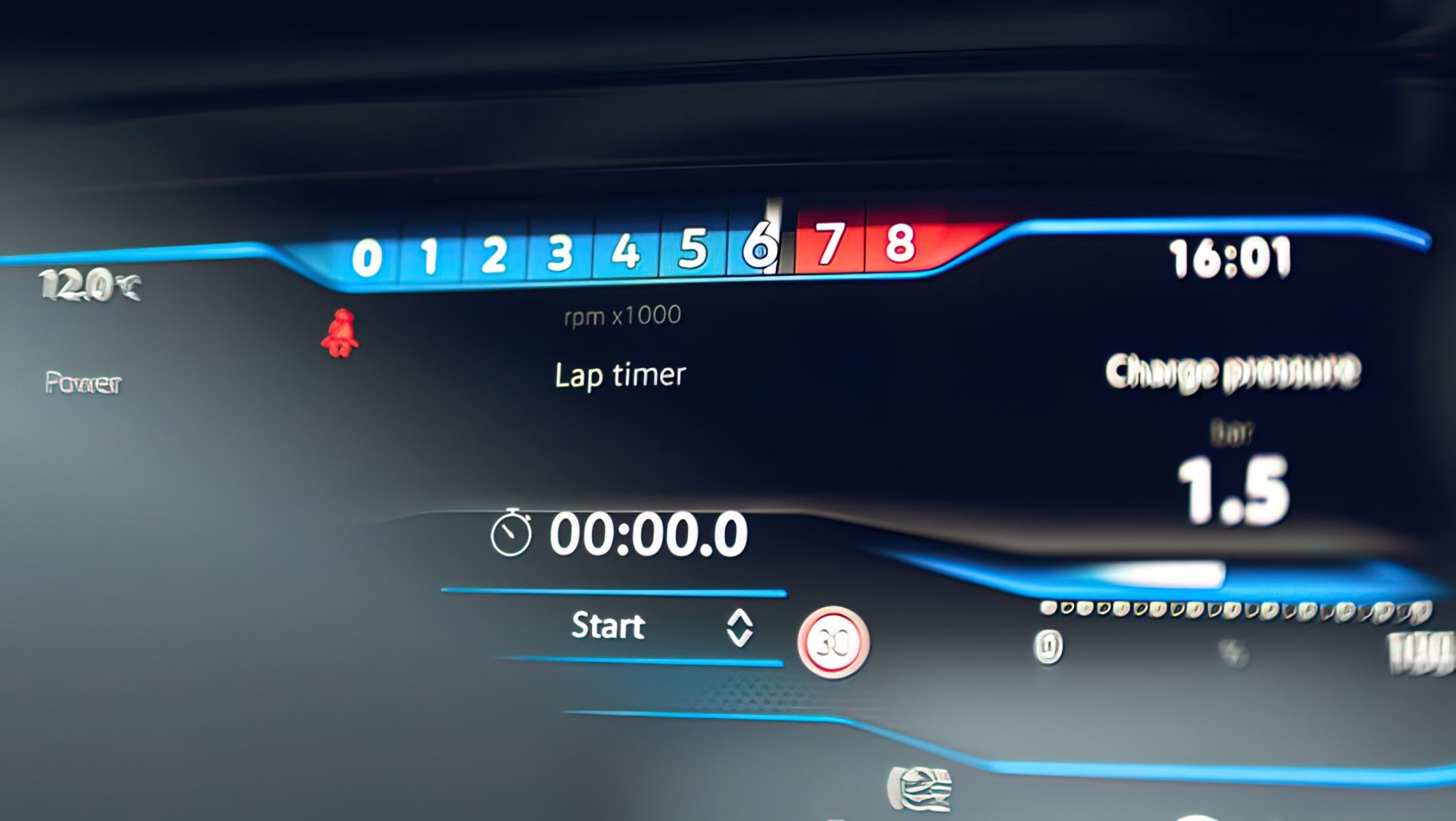 Elektroniczne zegary Volkswagen Golf R