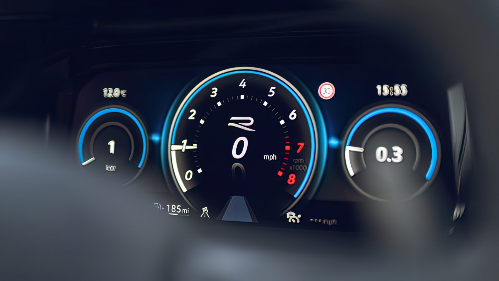 Volkswagen Golf R obrotomierz