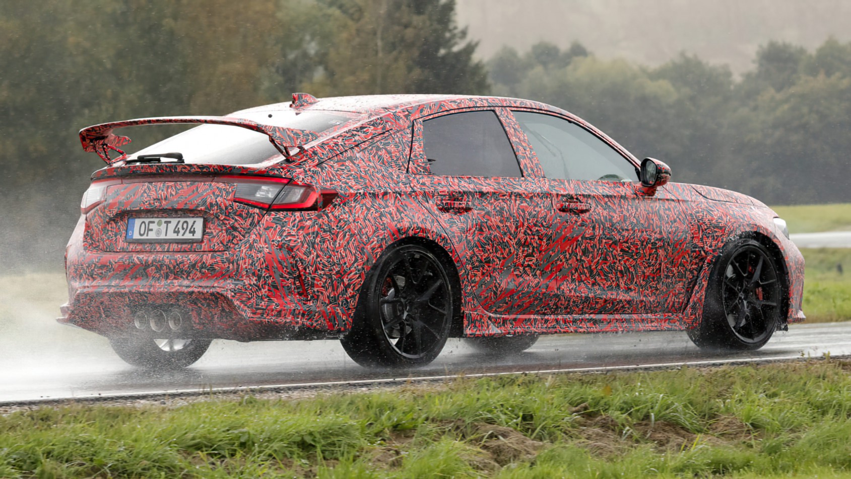 Honda Civic Type R bok tył