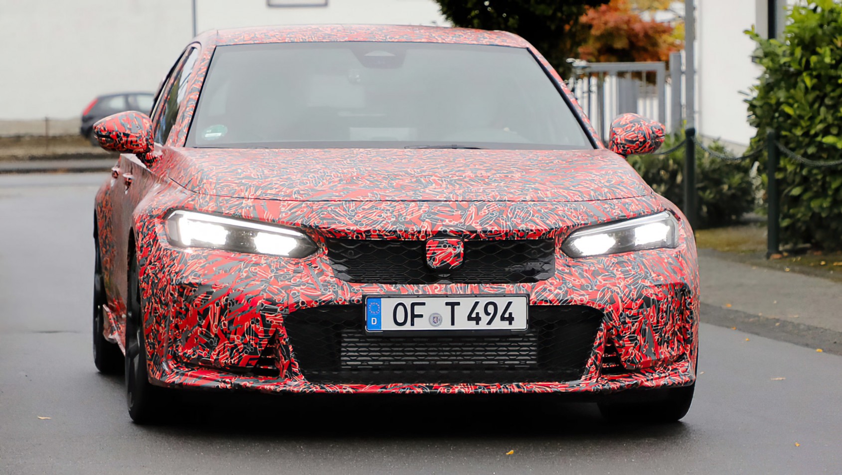 Honda Civic Type R front zbliżenie