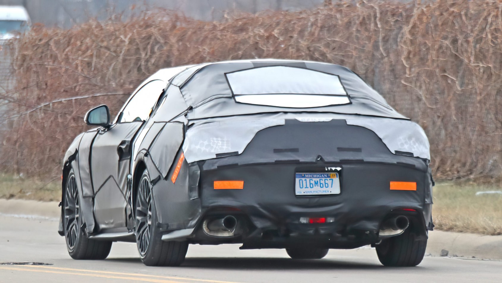 Prototyp nowego Mustanga zbliżenie na tył