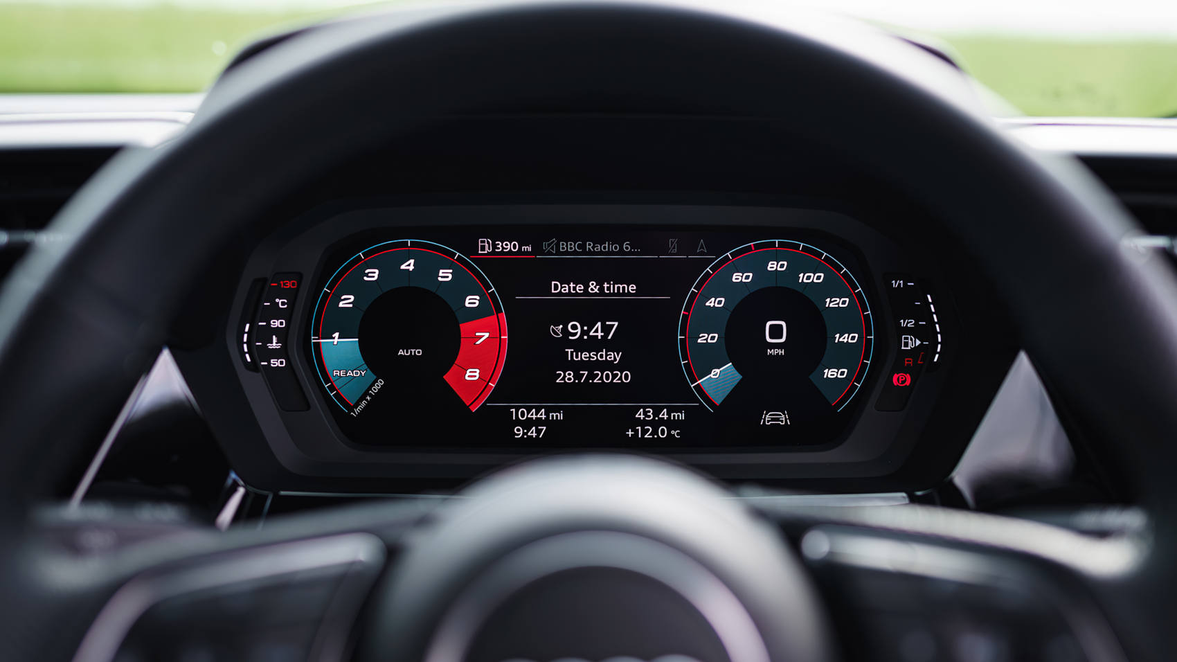 Audi A3 zegary elektroniczne