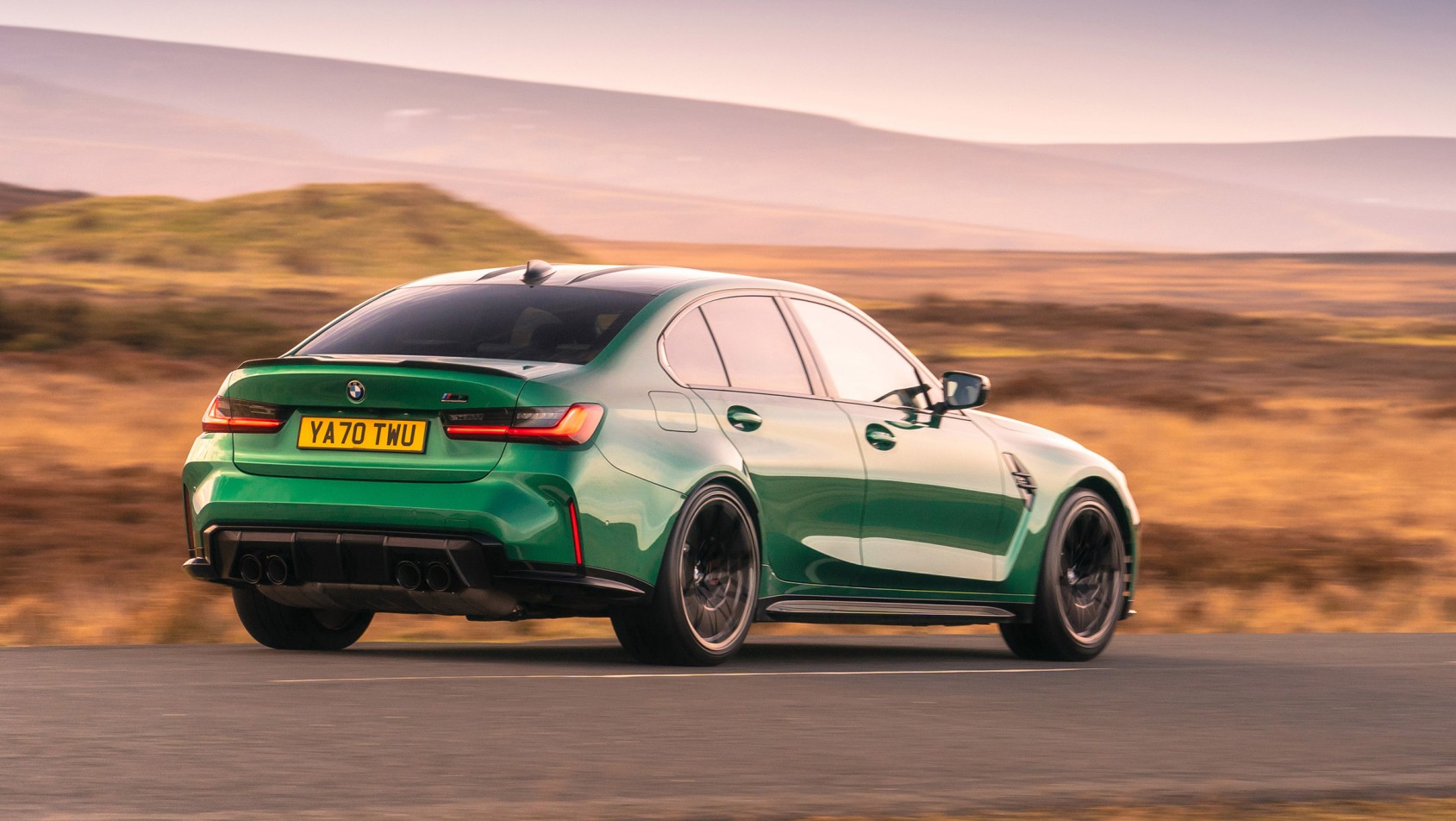 BMW M3 Competition - widok z tyłu