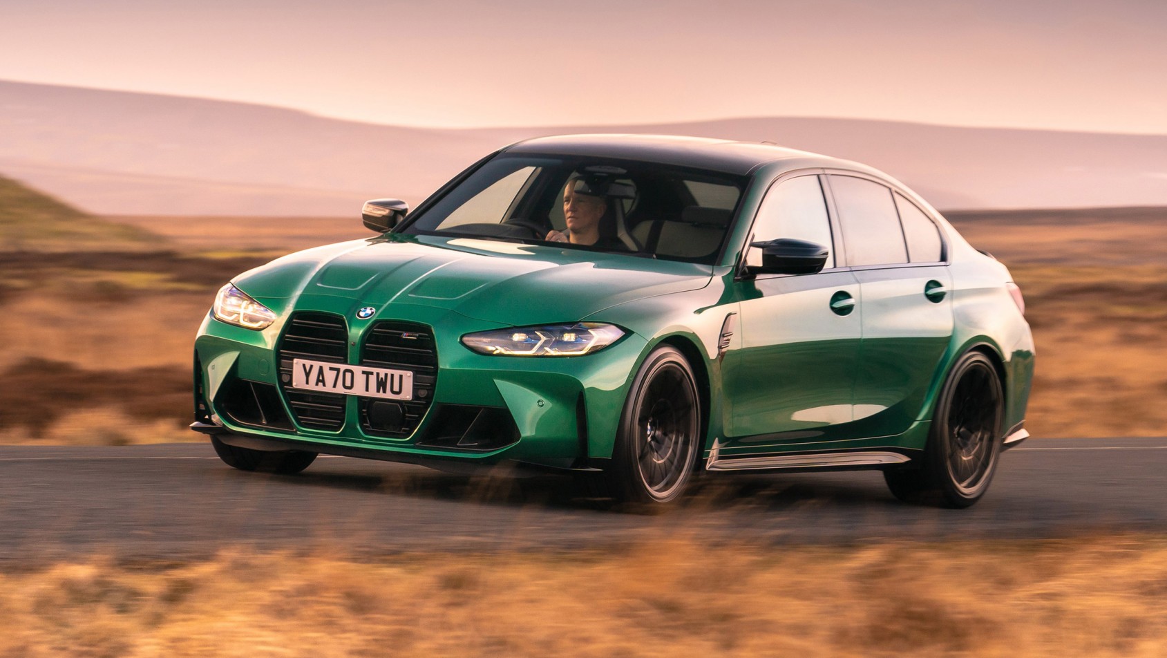 BMW M3 Competition - dynamiczne ujęcie