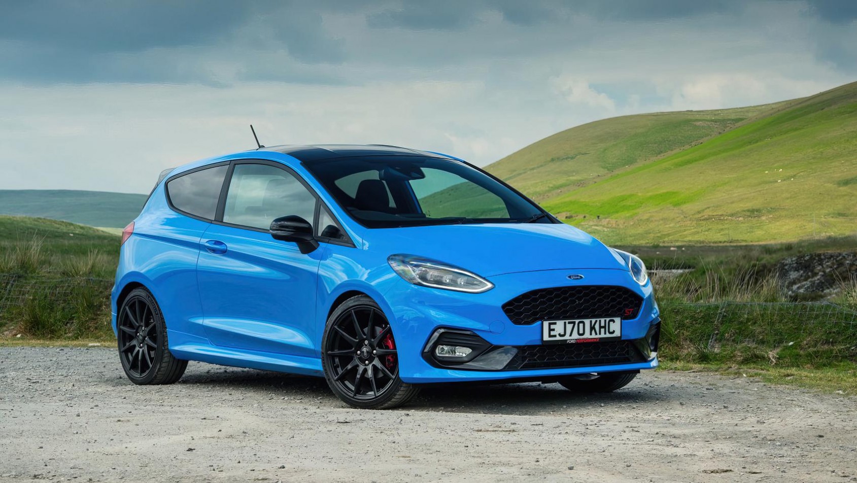 Fiesta ST niebieska