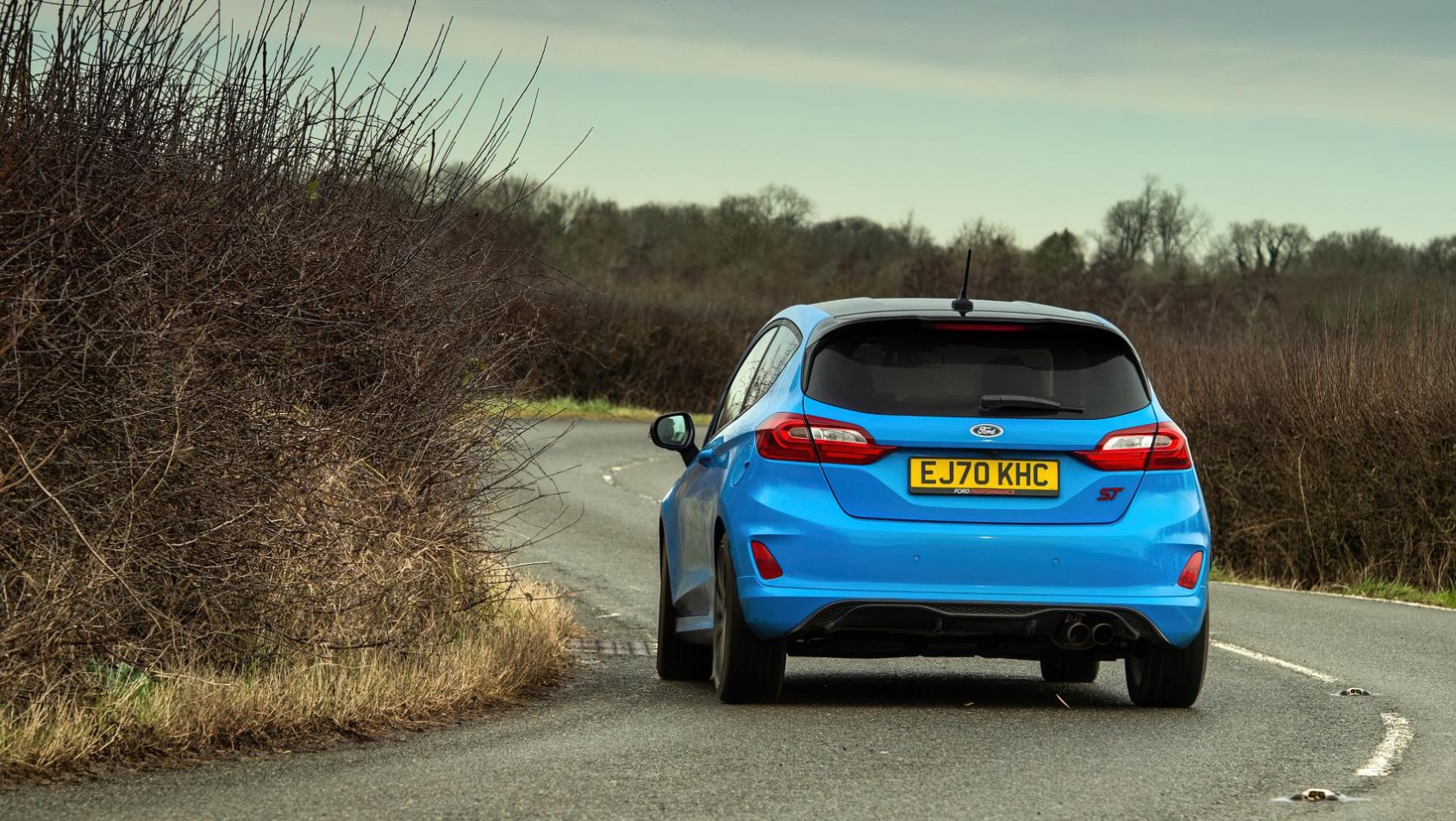 Fiesta ST z tyłu
