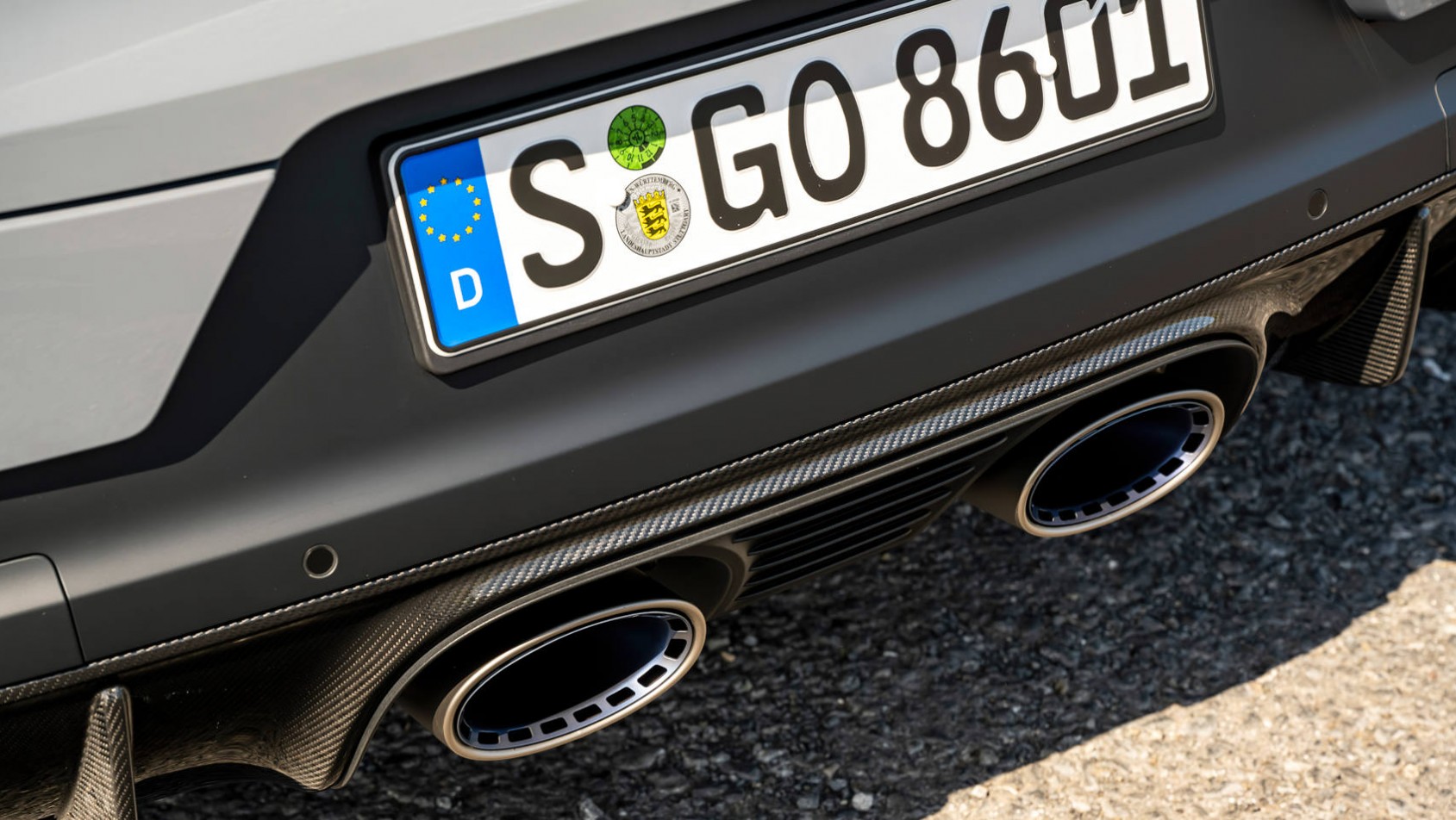 Porsche Cayenne Turbo GT końcówki wydechów