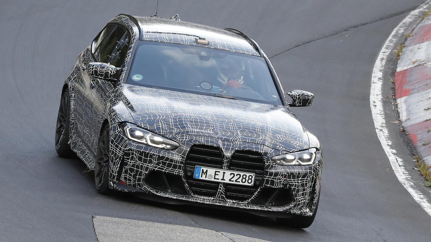 BMW M3 Touring na zakręcie