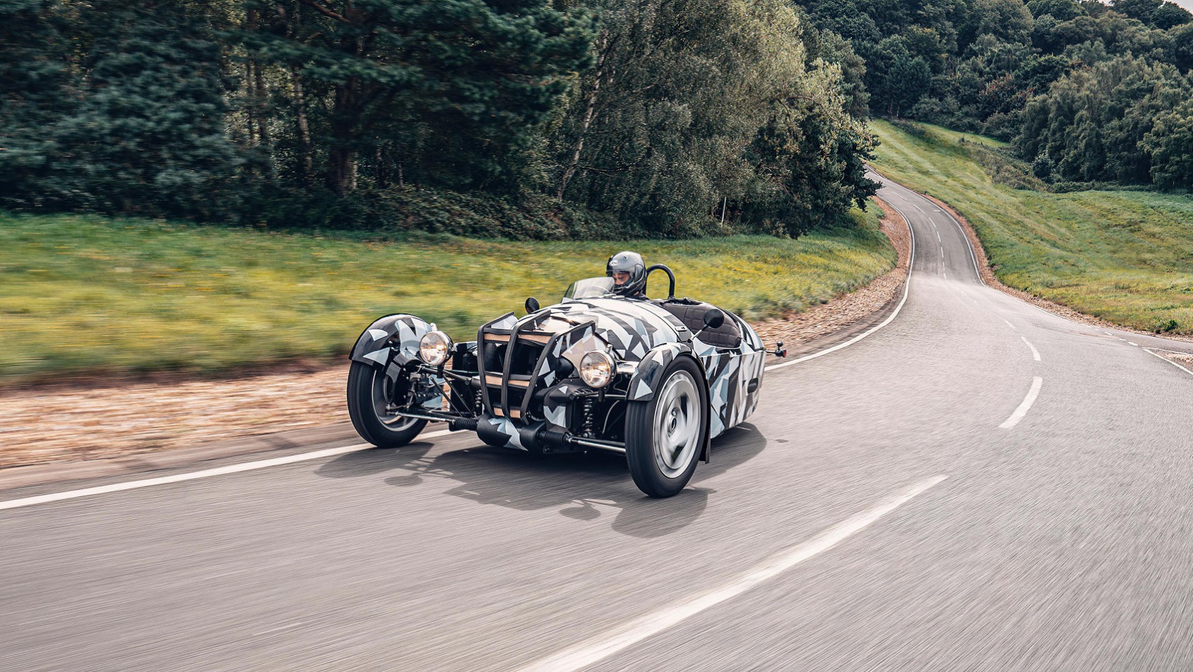 Morgan 3 wheeler - w ruchu