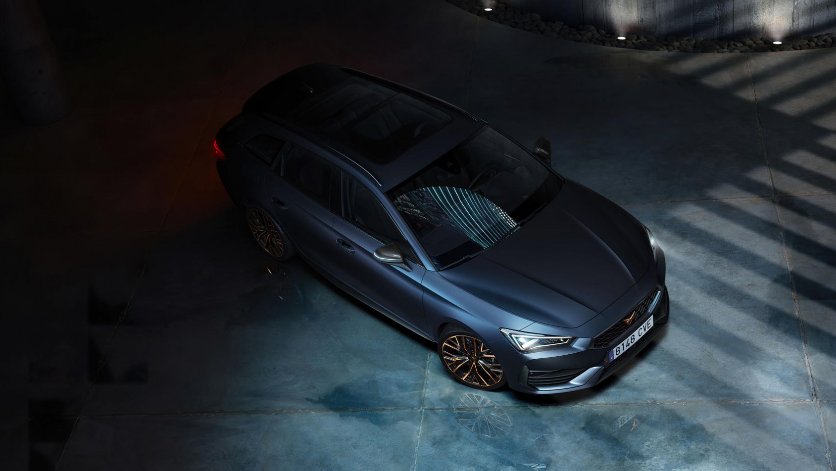 VZ Cup Cupra Leon z lotu ptaka