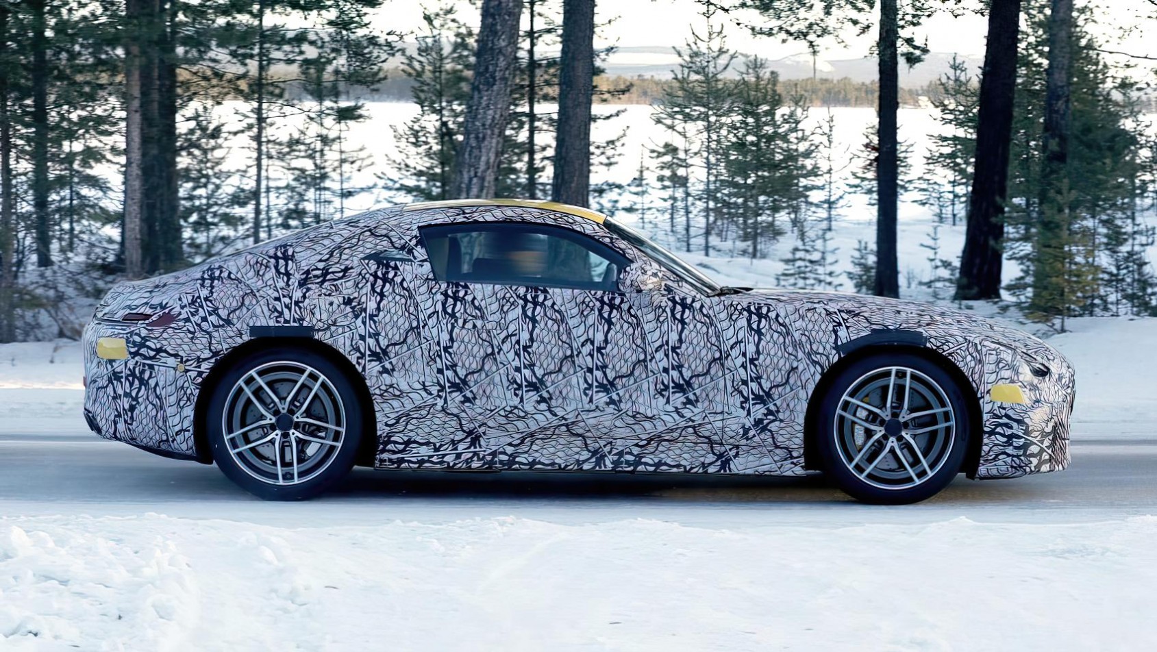 Mercedes AMG GT podczas testów