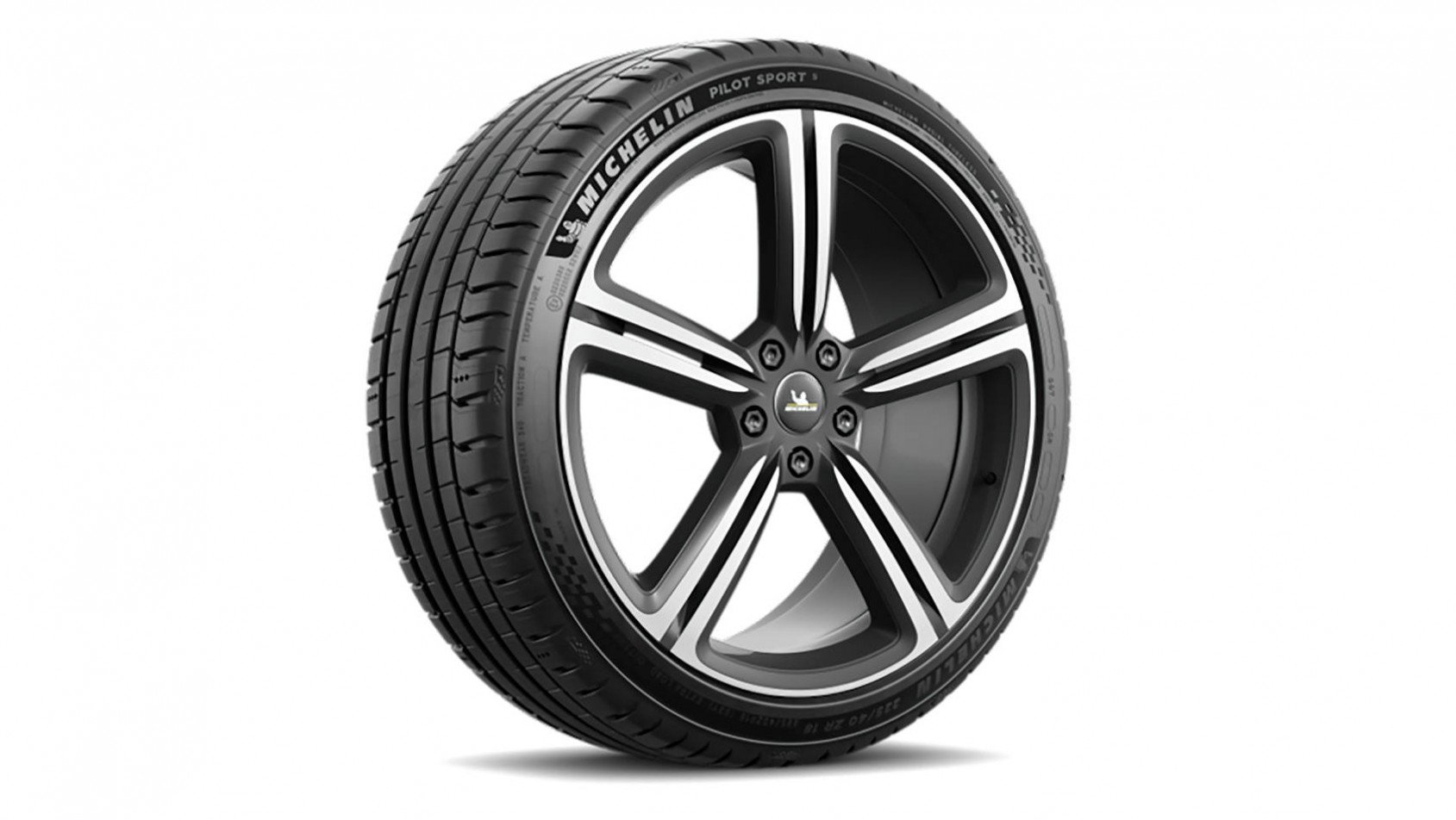 Michelin Pilot Sport 5 na białym tle