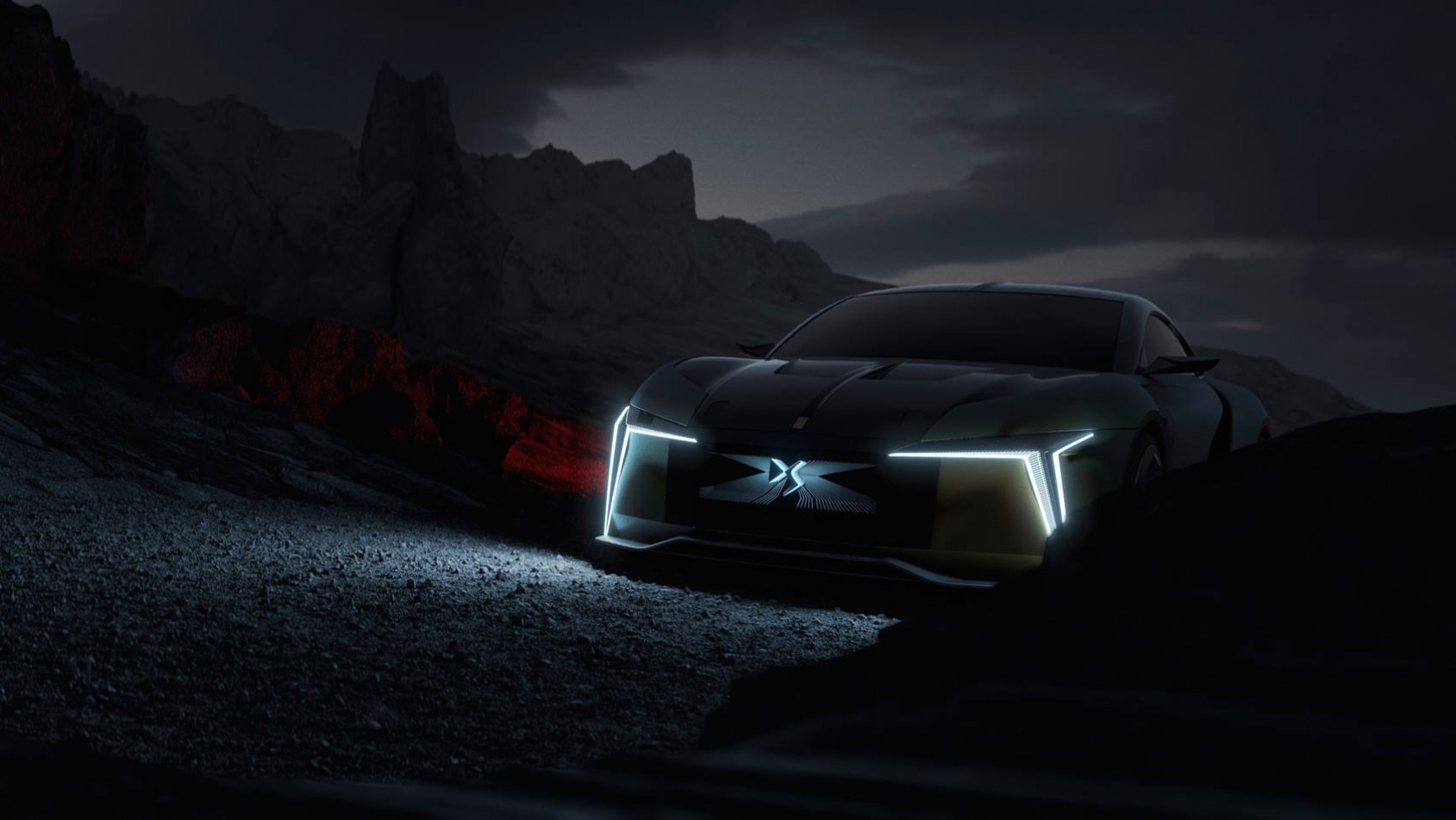 DS E-Tense Performance przednie reflektory