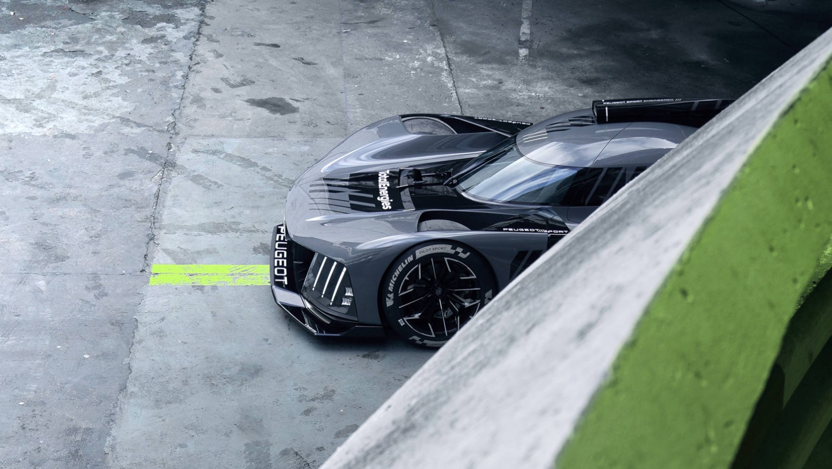 Peugeot 9X8 Le Mans Hypercar wyjeżdża z garażu