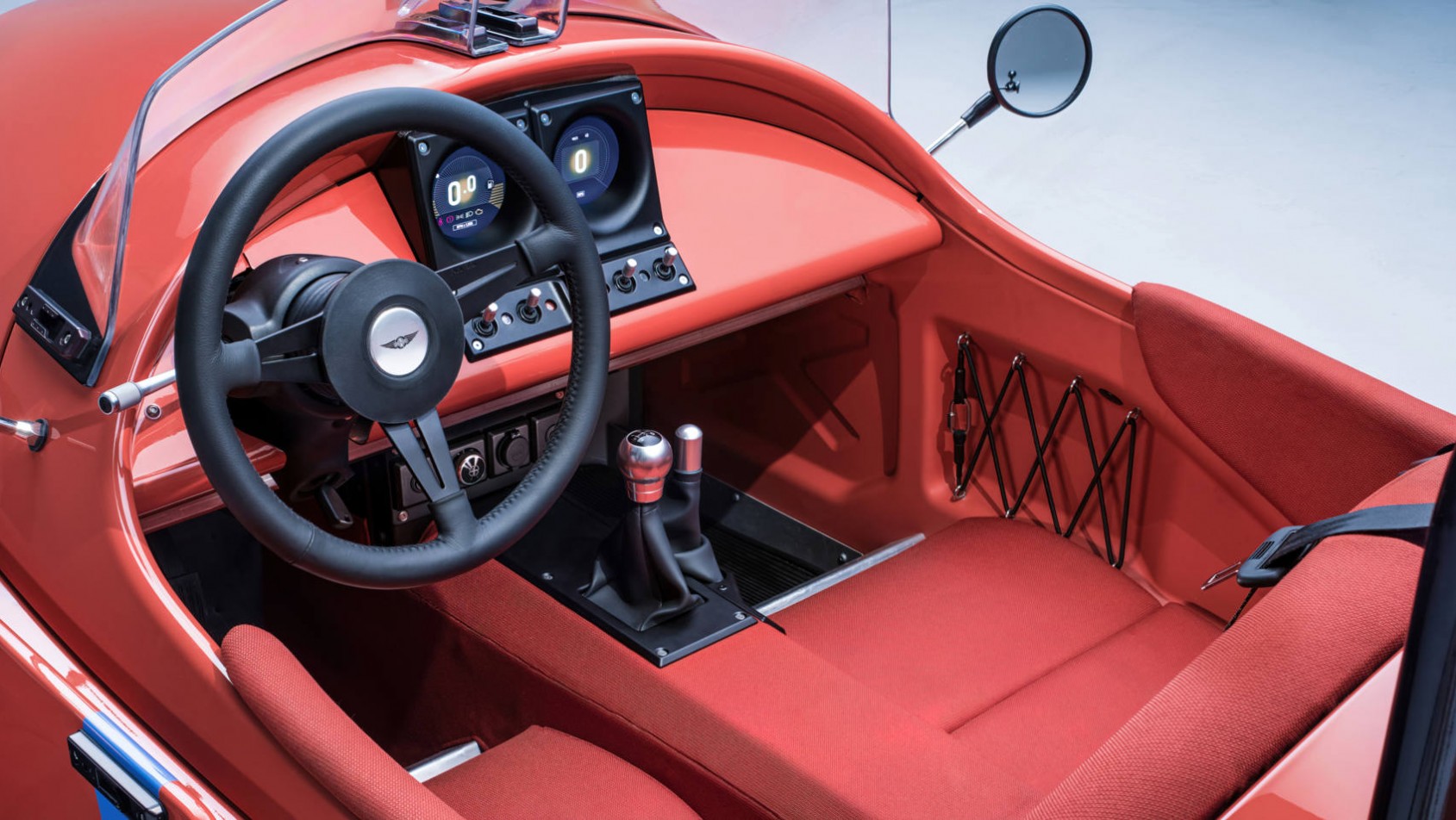 Morgan Super 3 wnętrze auta