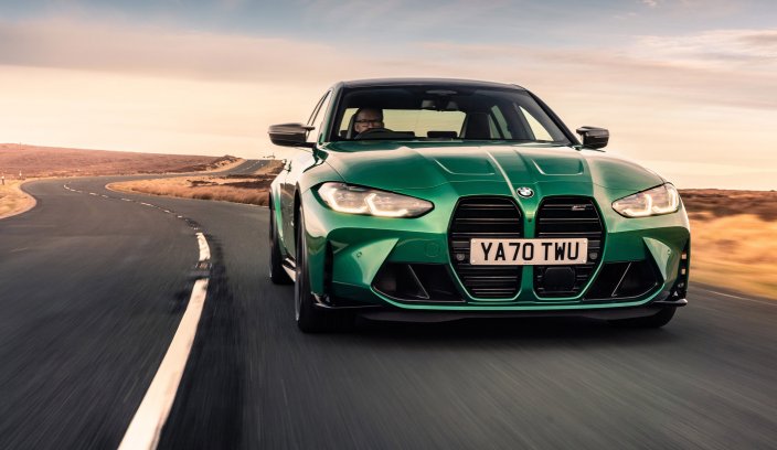 BMW M3 Competition - front auta na torze