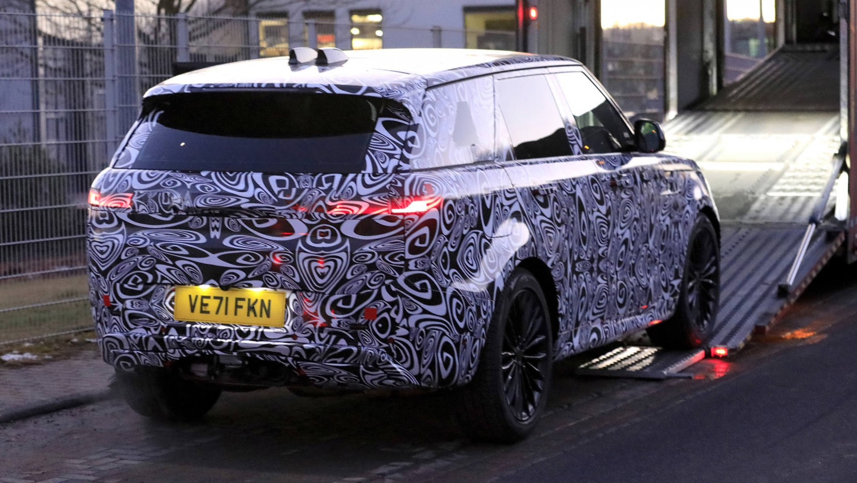 Range Rover Sport przyłapany