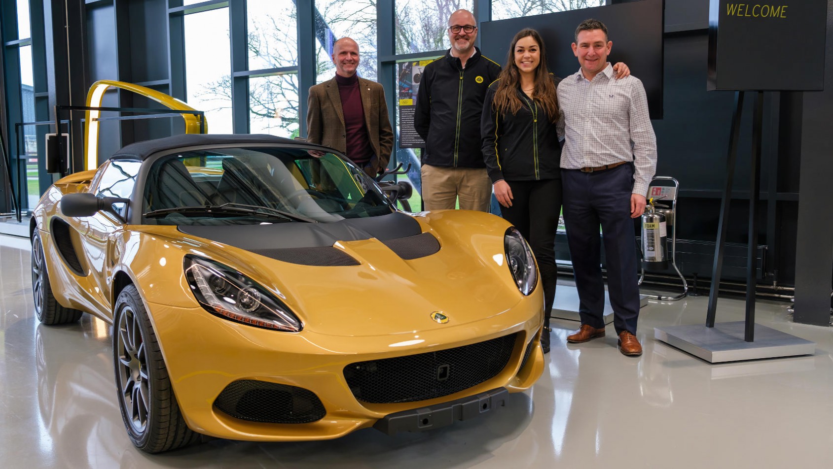 Lotus Elise odbiór z fabryki Hethel
