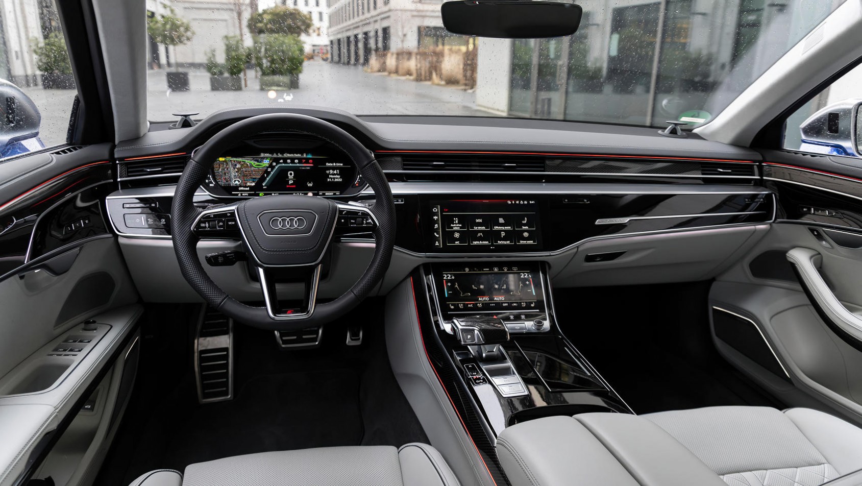 Audi A8/S8 2022 wnętrze