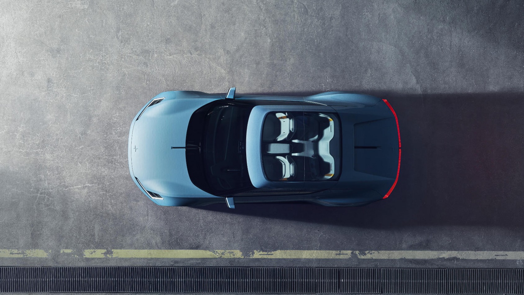 Polestar O2 widok z góry