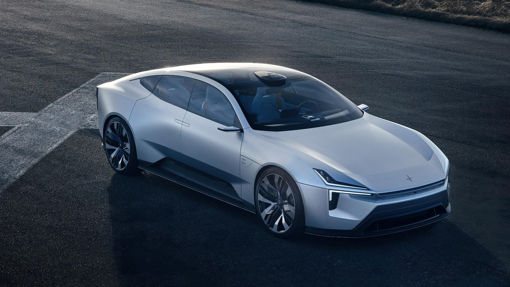 Polestar 5 Precept concept na torze