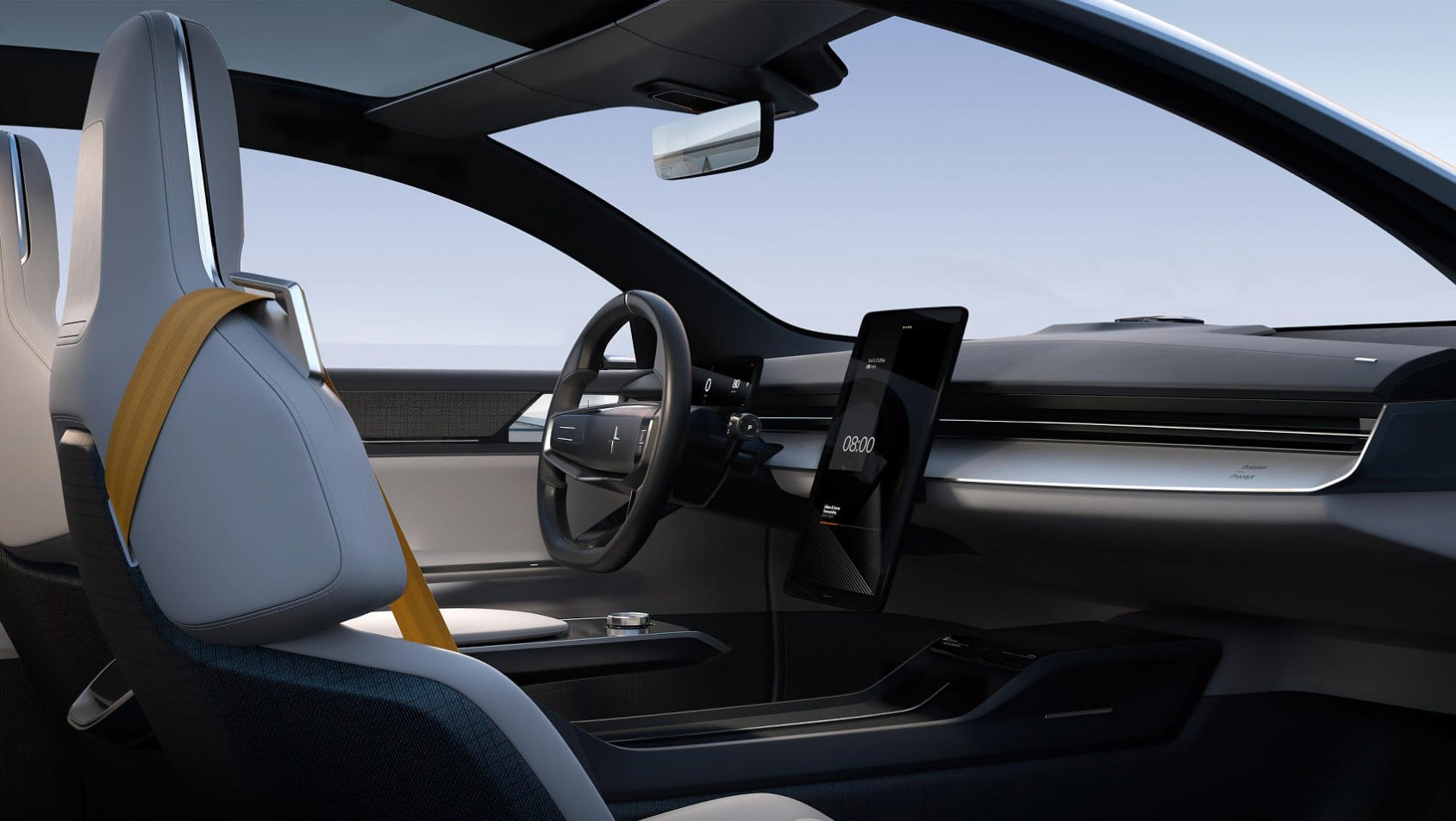 Polestar 5 Precept concept wnętrze