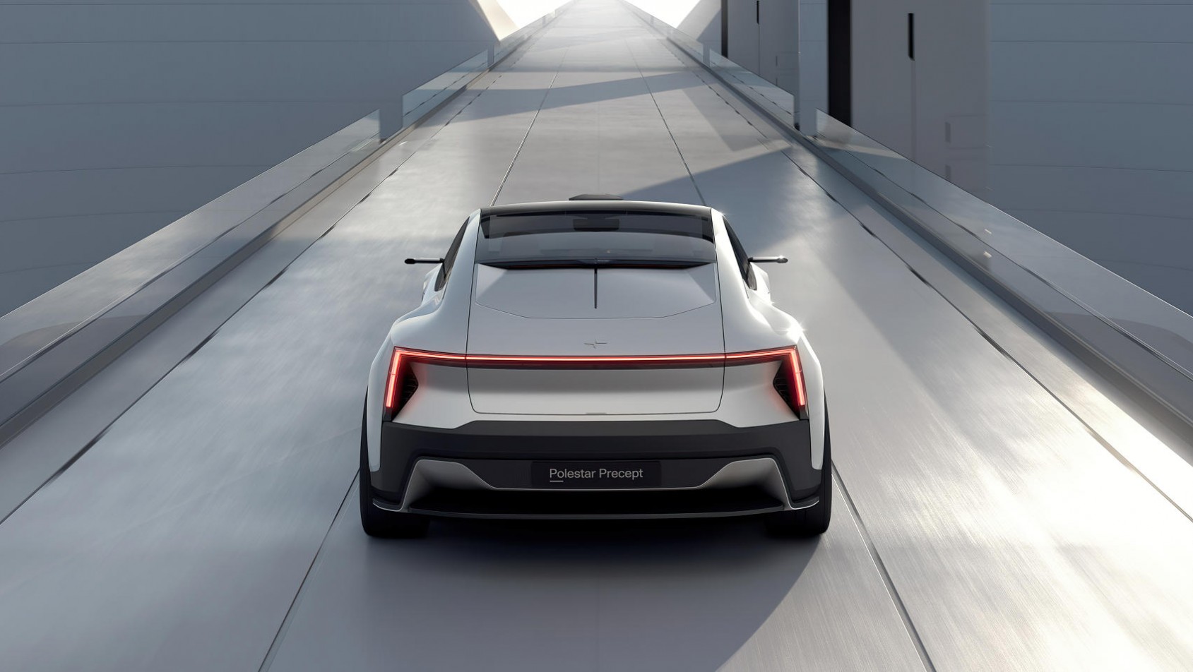 Polestar 5 Precept concept z tyłu