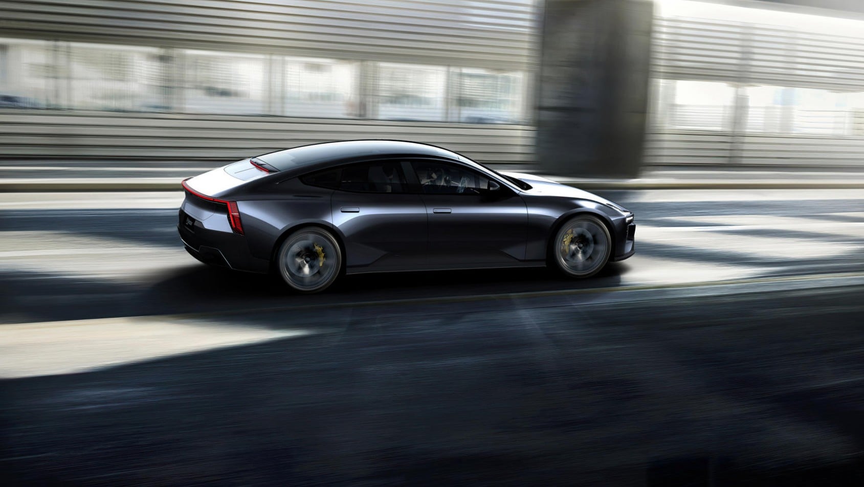 Polestar 5 Precept concept na drodze