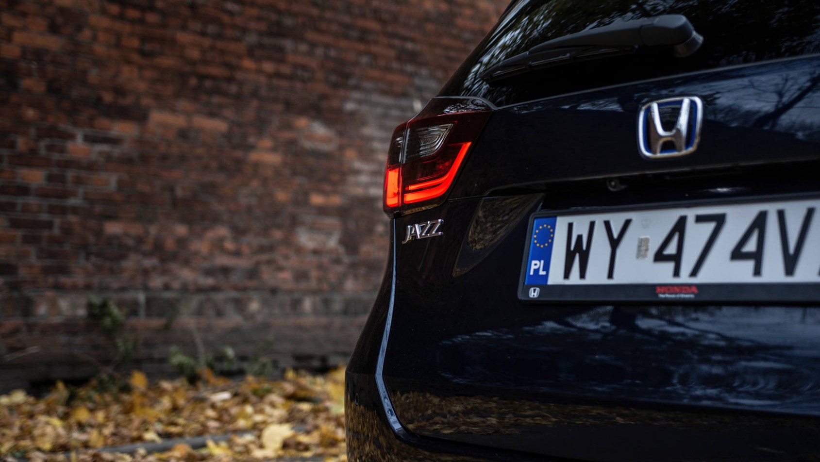 Honda Jazz zbliżenie na tylne światła