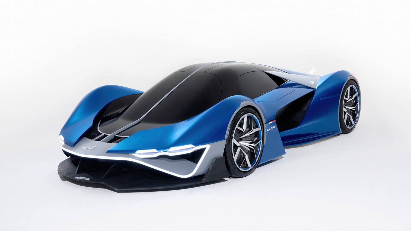 Alpine A4810 Concept - rendering w studiu