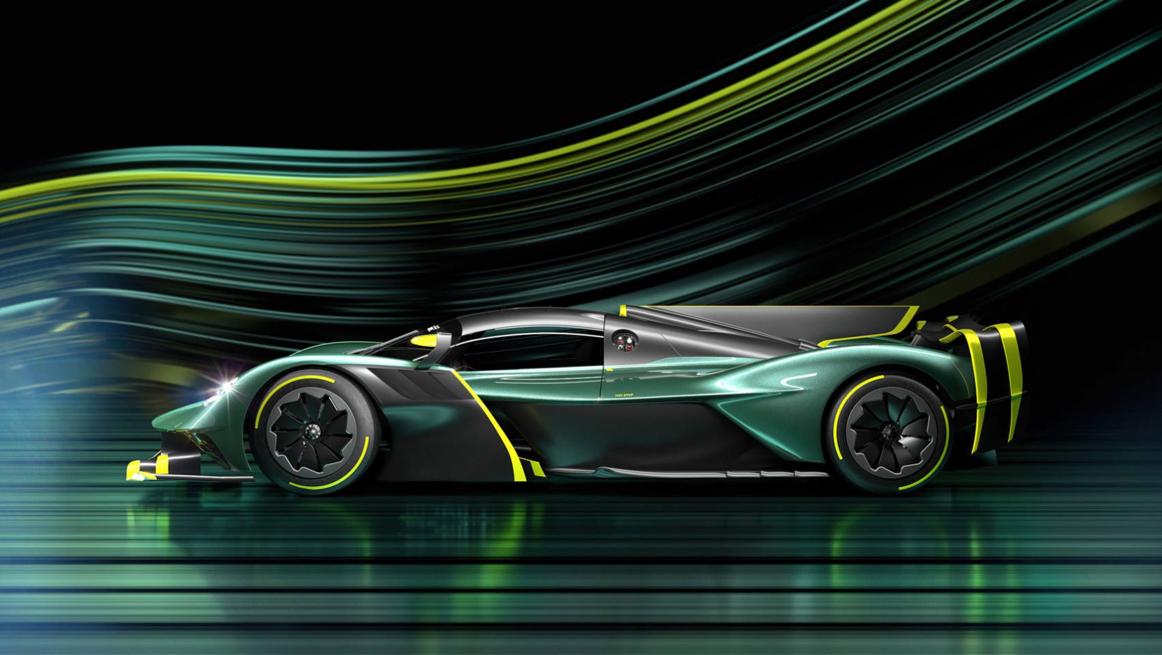 Aston Martin Valkyrie AMR Pro - sylwetka auta