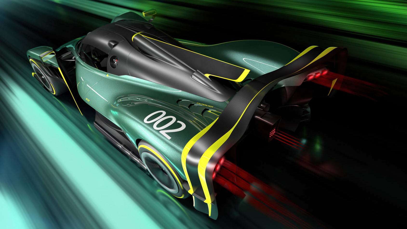 Aston Martin Valkyrie AMR Pro - detale tyłu auta