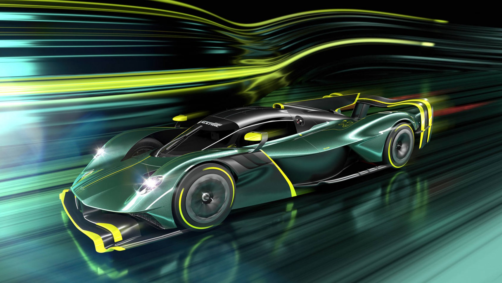 Aston Martin Valkyrie AMR Pro wizualizacja