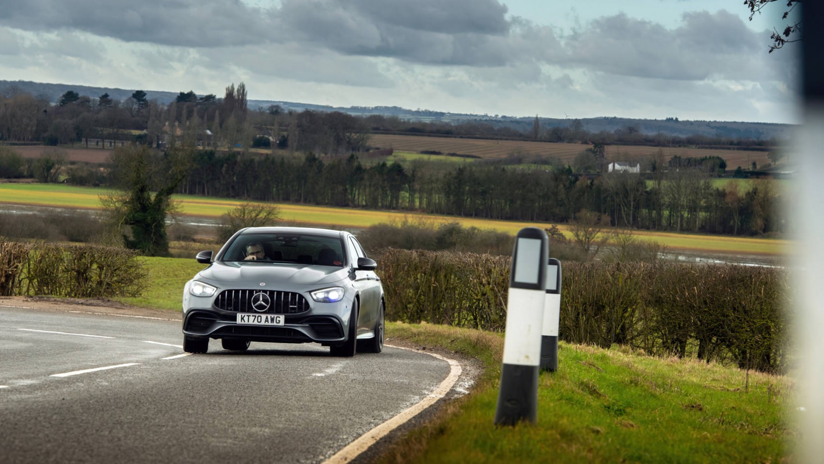 Mercedes AMG E63S podczas testów