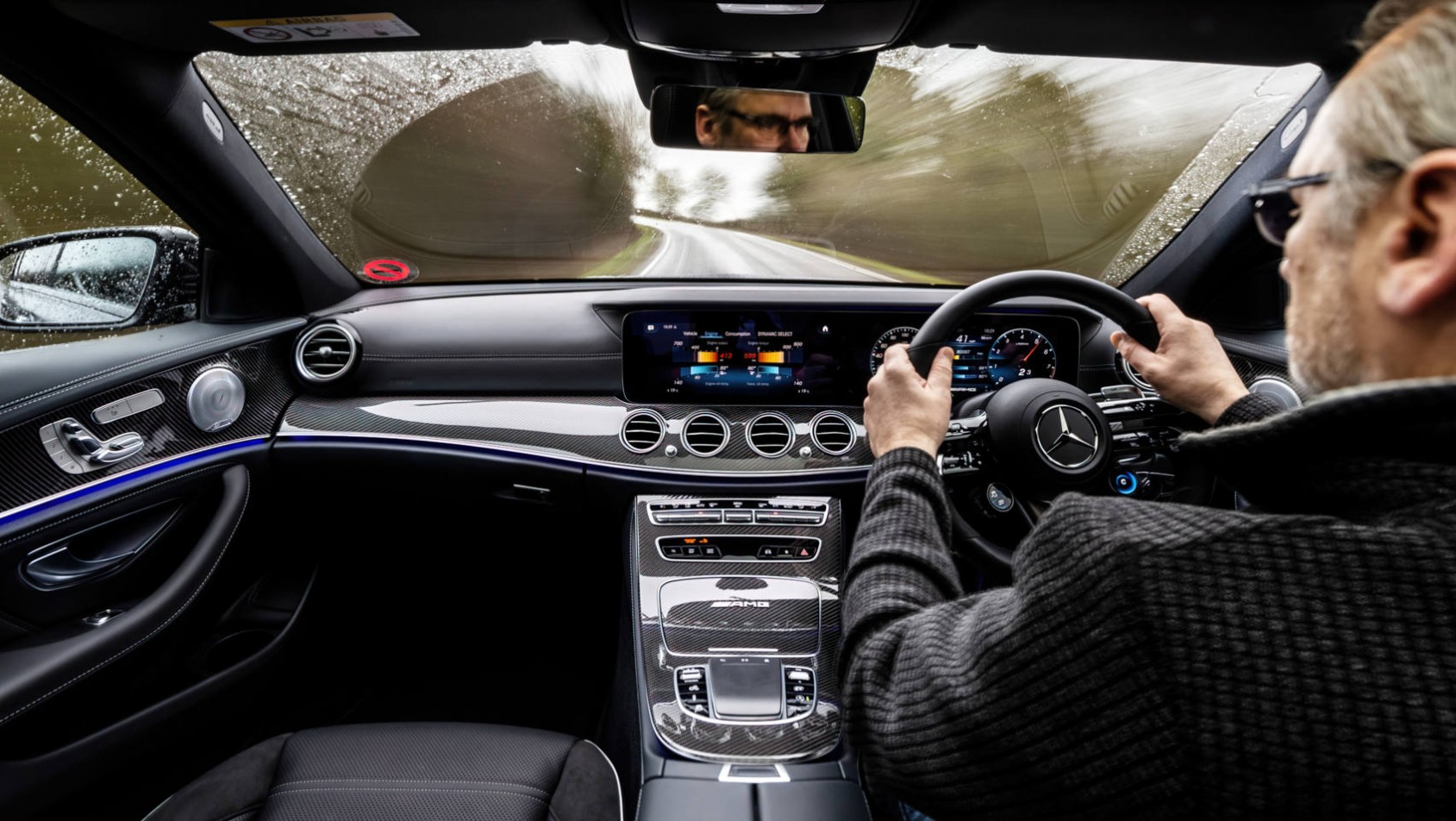 Mercedes AMG E63S_z kierowcą