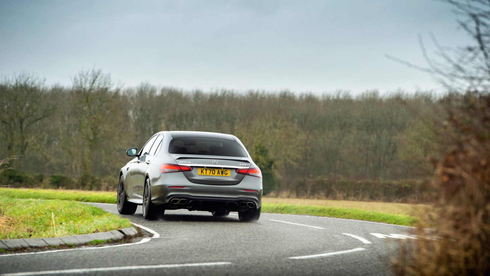 Mercedes-AMG E63 S podczas jazdy